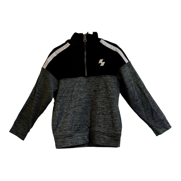 The Children's Place Black and Gray Kids Jogger Set - Picture 2 of 6